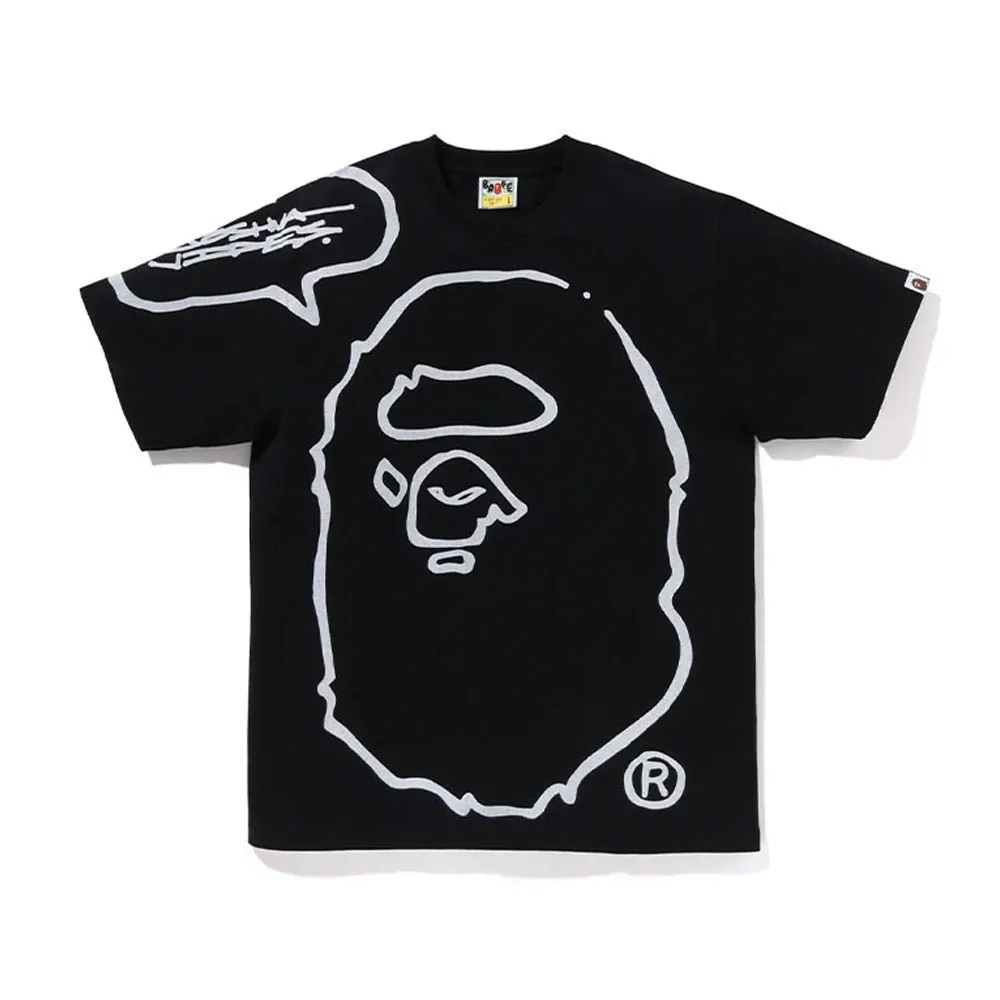 A BATHING APE  |Unisex Street Style Collaboration Logo T-Shirts