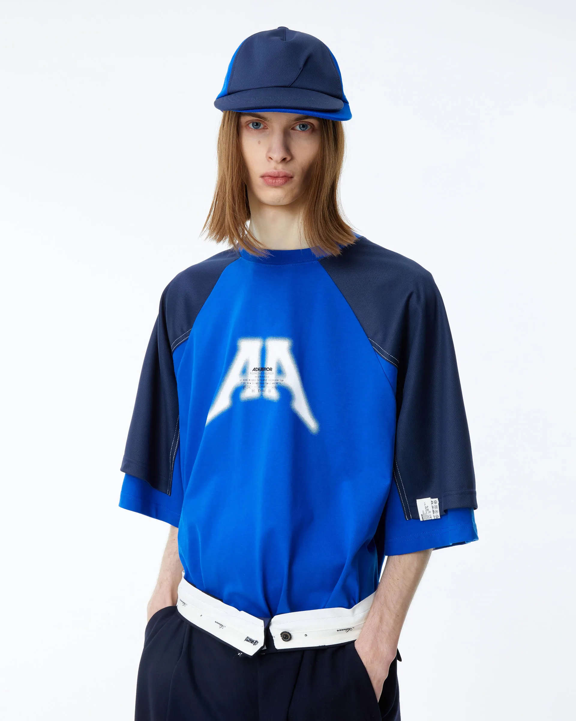 ADERERROR  |Unisex Street Style Plain Cotton Short Sleeves Logo T-Shirts