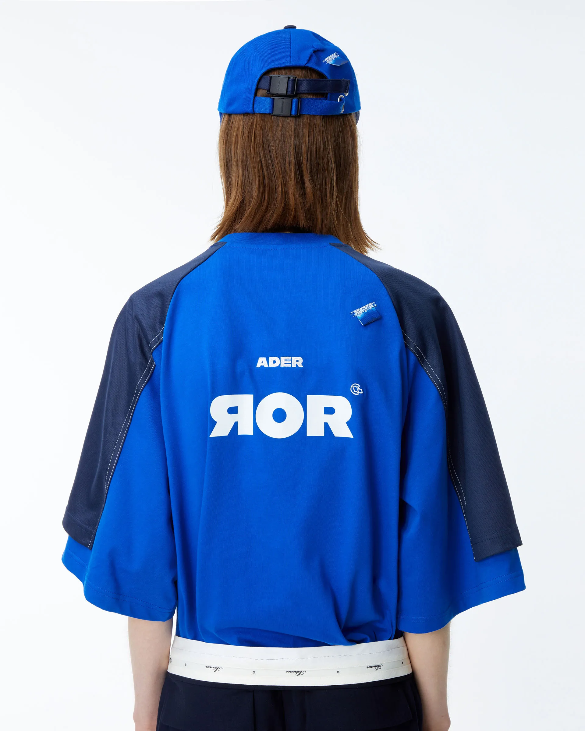 ADERERROR  |Unisex Street Style Plain Cotton Short Sleeves Logo T-Shirts