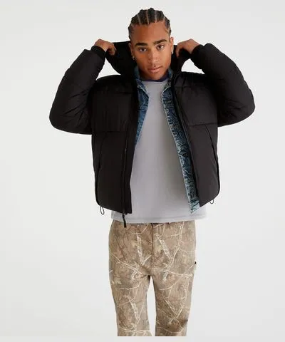 Aeropostale Hooded Heavyweight Puffer Jacket