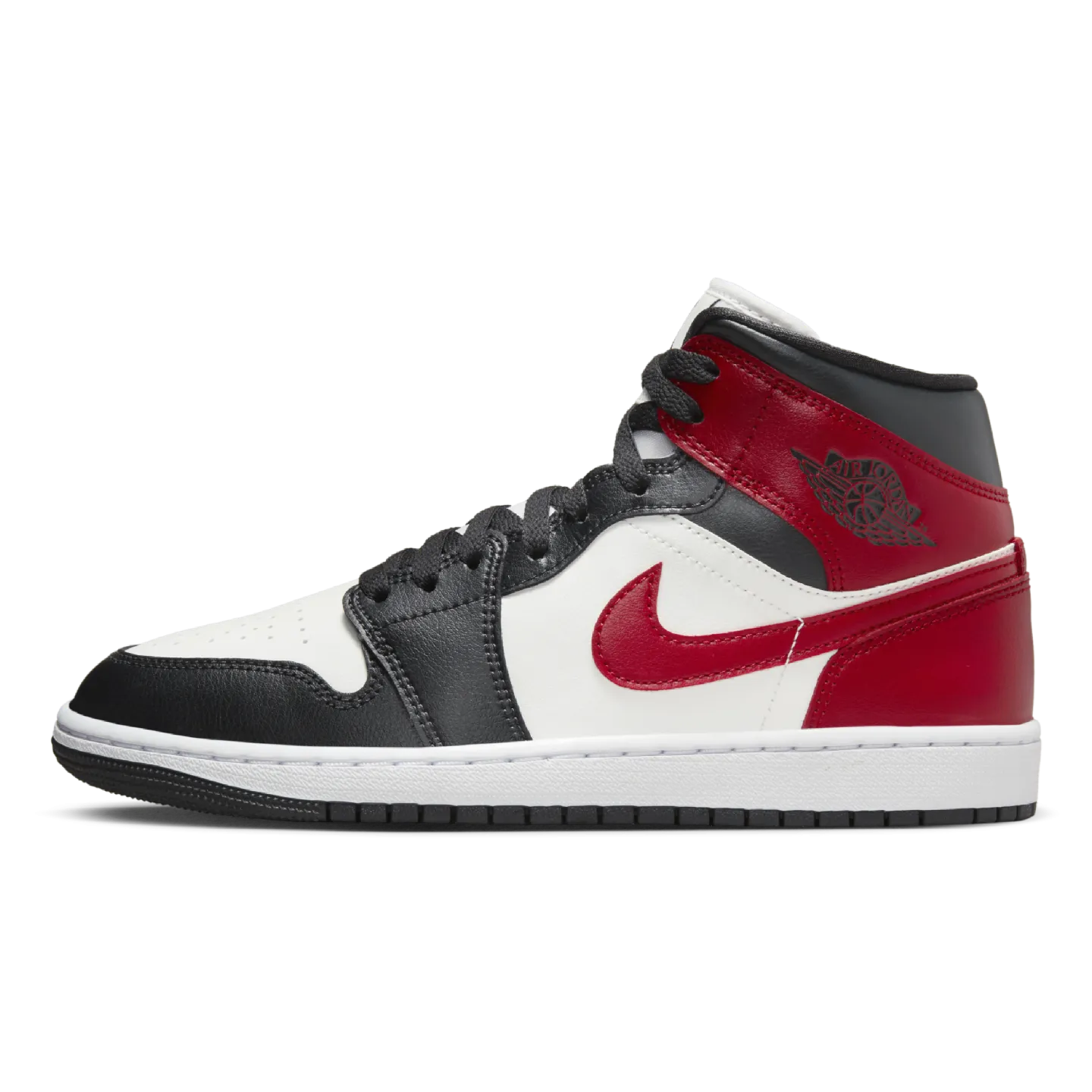 AIR JORDAN WMNS AIR JORDAN 1 MID GYM RED OFF NOIR