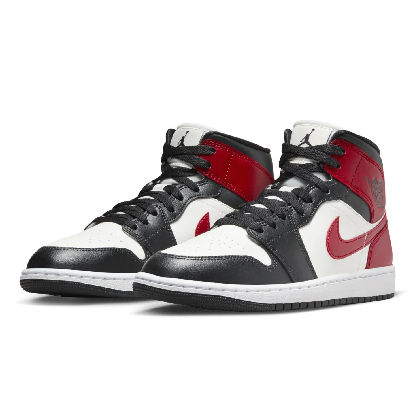 AIR JORDAN WMNS AIR JORDAN 1 MID GYM RED OFF NOIR