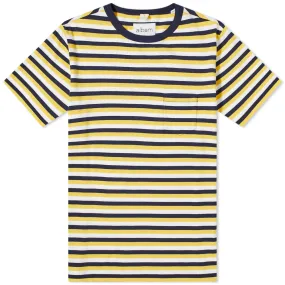 Albam Classic Stripe T-ShirtMustard Yellow