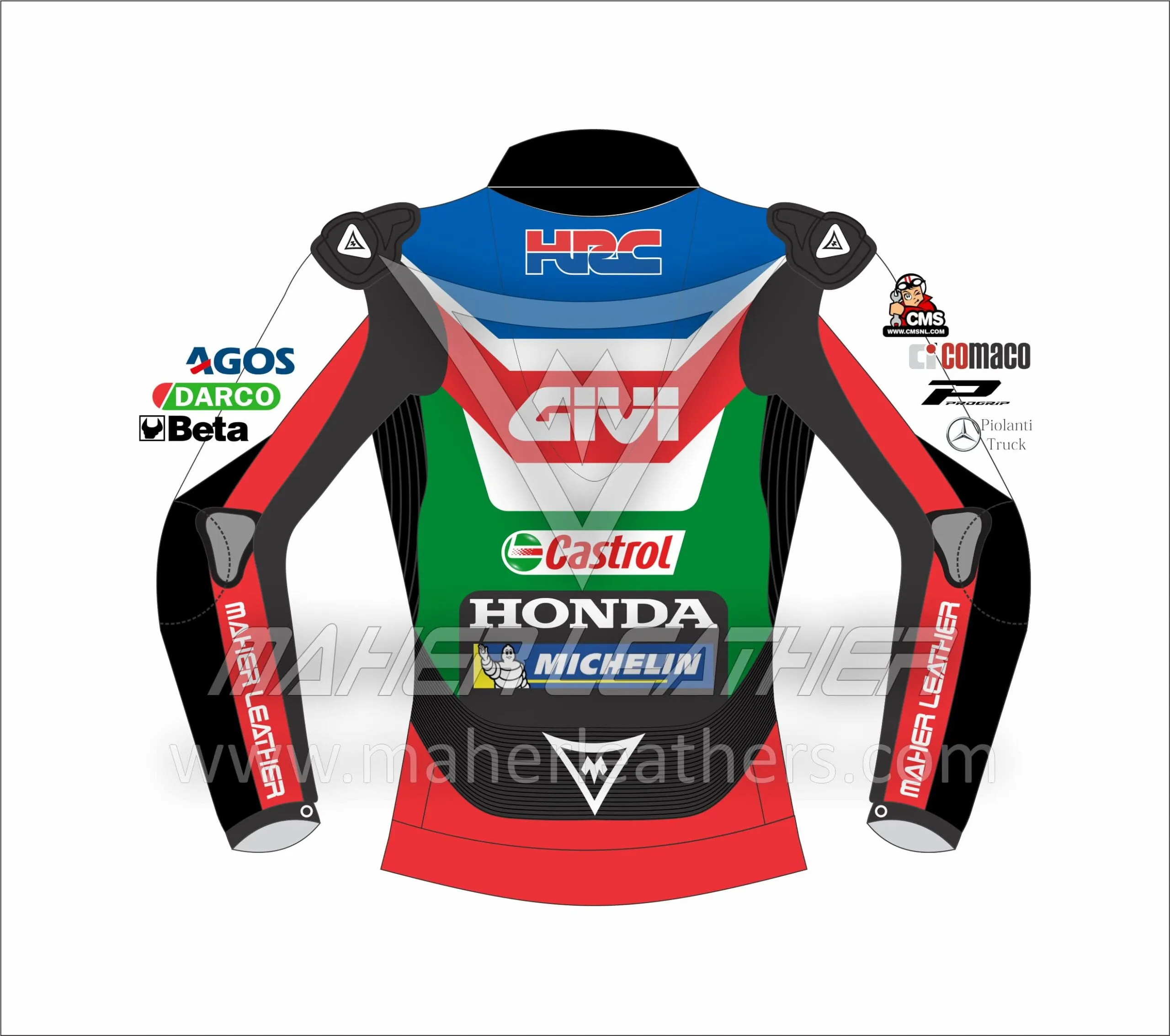 Alex Marquez Honda Givi Racing Motorcycle jacket 2022