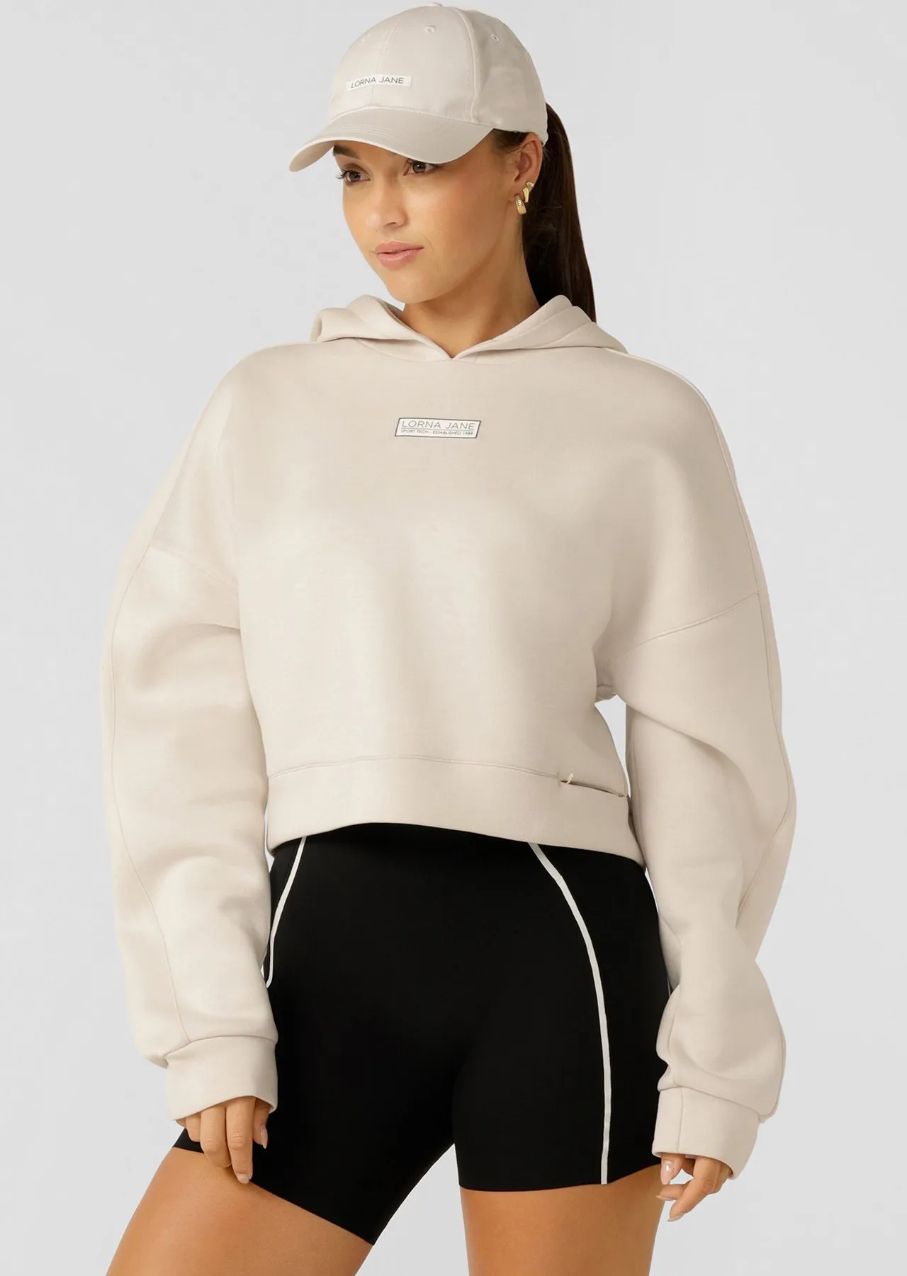 All Hours Secret Pocket Cropped Hoodie | Jackets, Hoodies and Sweats | Lorna Jane Australia