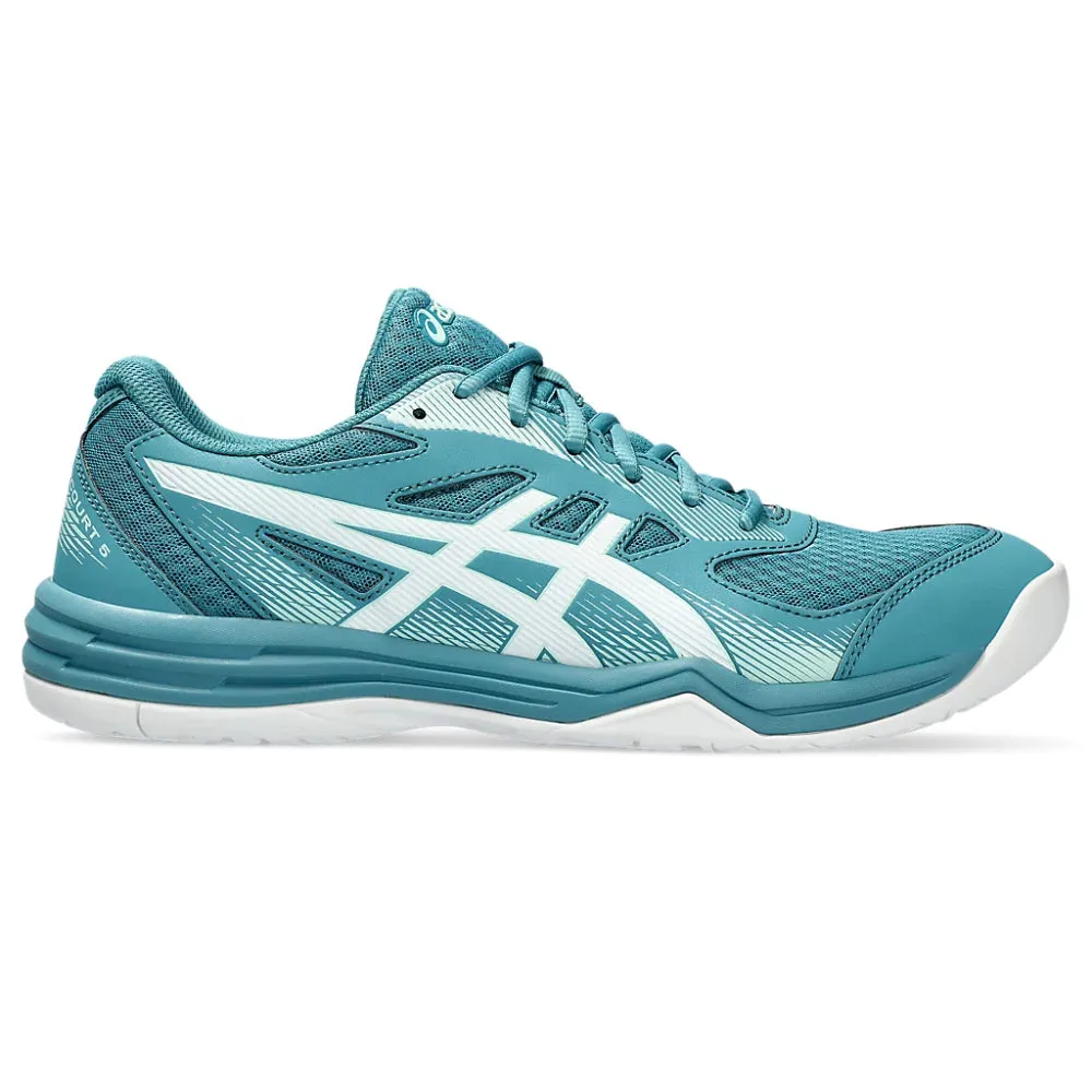 ASICS Men's Upcourt 5 Badminton Shoe (Blue Teal/White)