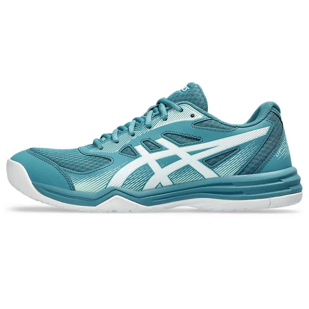 ASICS Men's Upcourt 5 Badminton Shoe (Blue Teal/White)