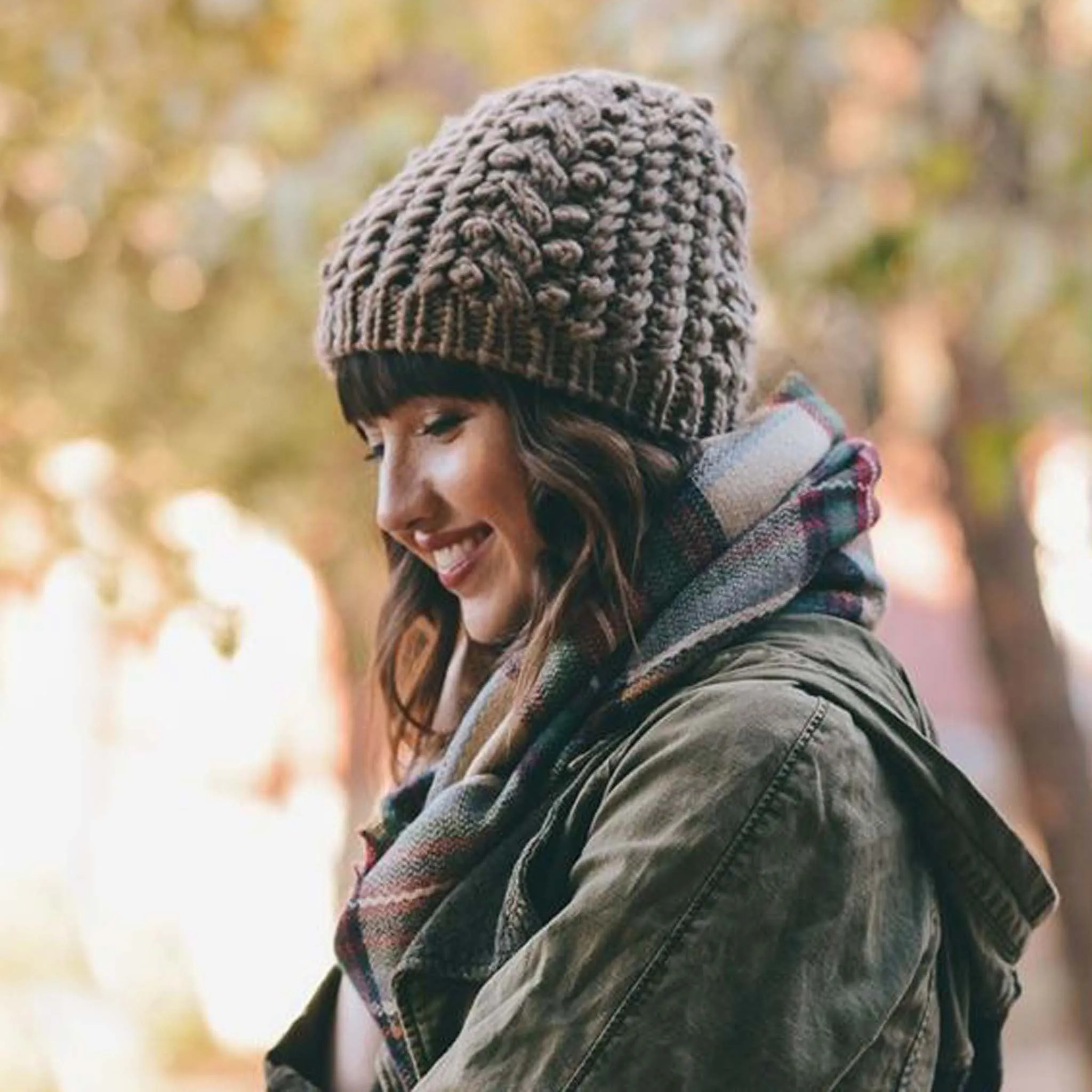 Autumn Knit Cozy Beanie