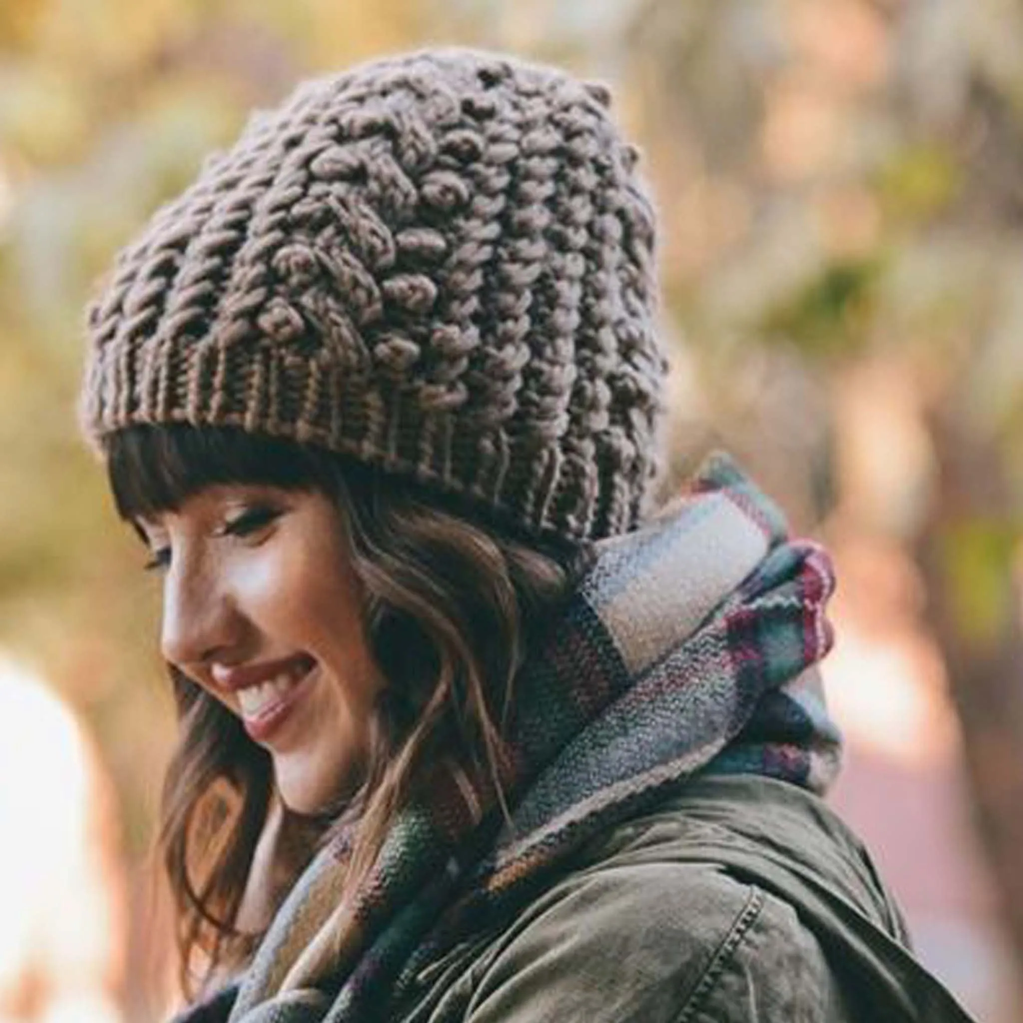 Autumn Knit Cozy Beanie