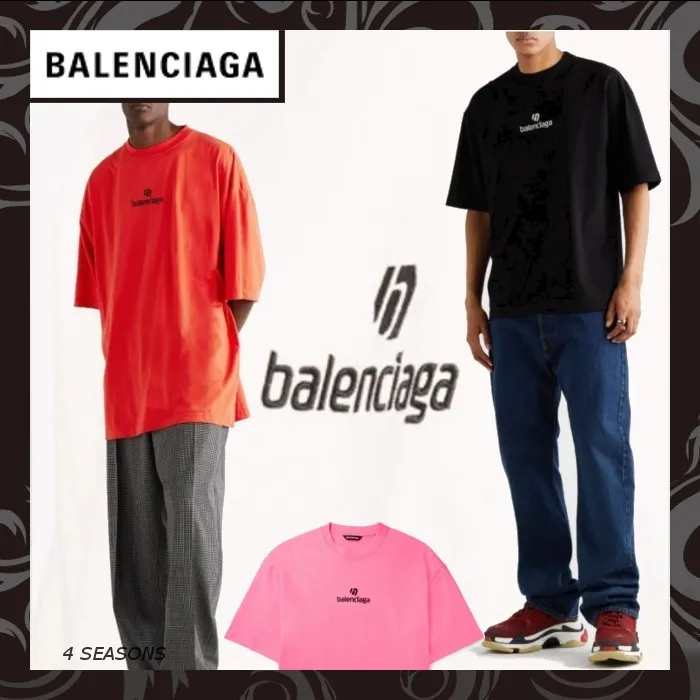 BALENCIAGA  |Cotton Logo Luxury FX Advantage / Exclusive T-Shirts