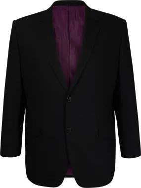 Basic Formal Suit Jacket - Black Stripe