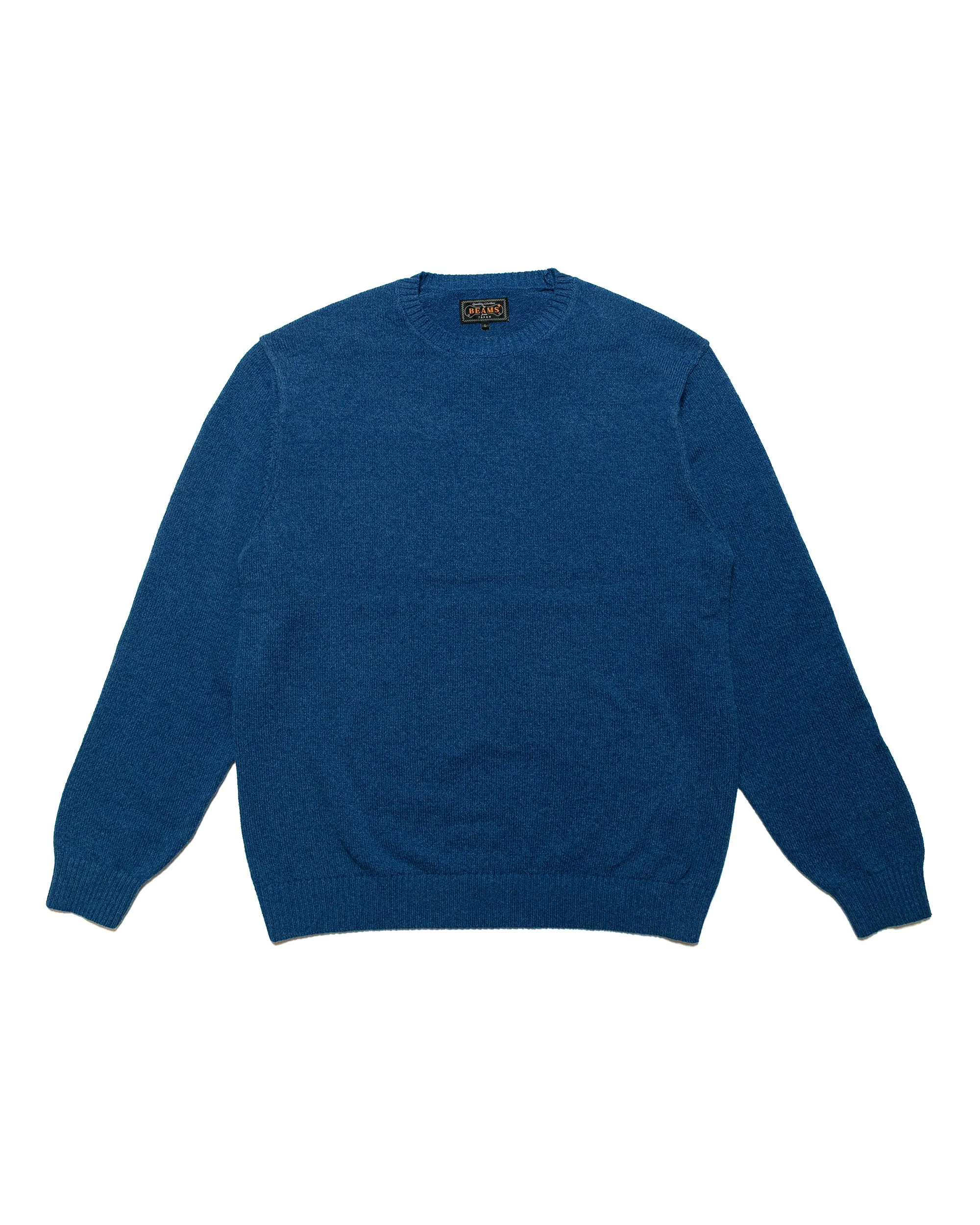 Beams Plus Crew Lily 7G Blue