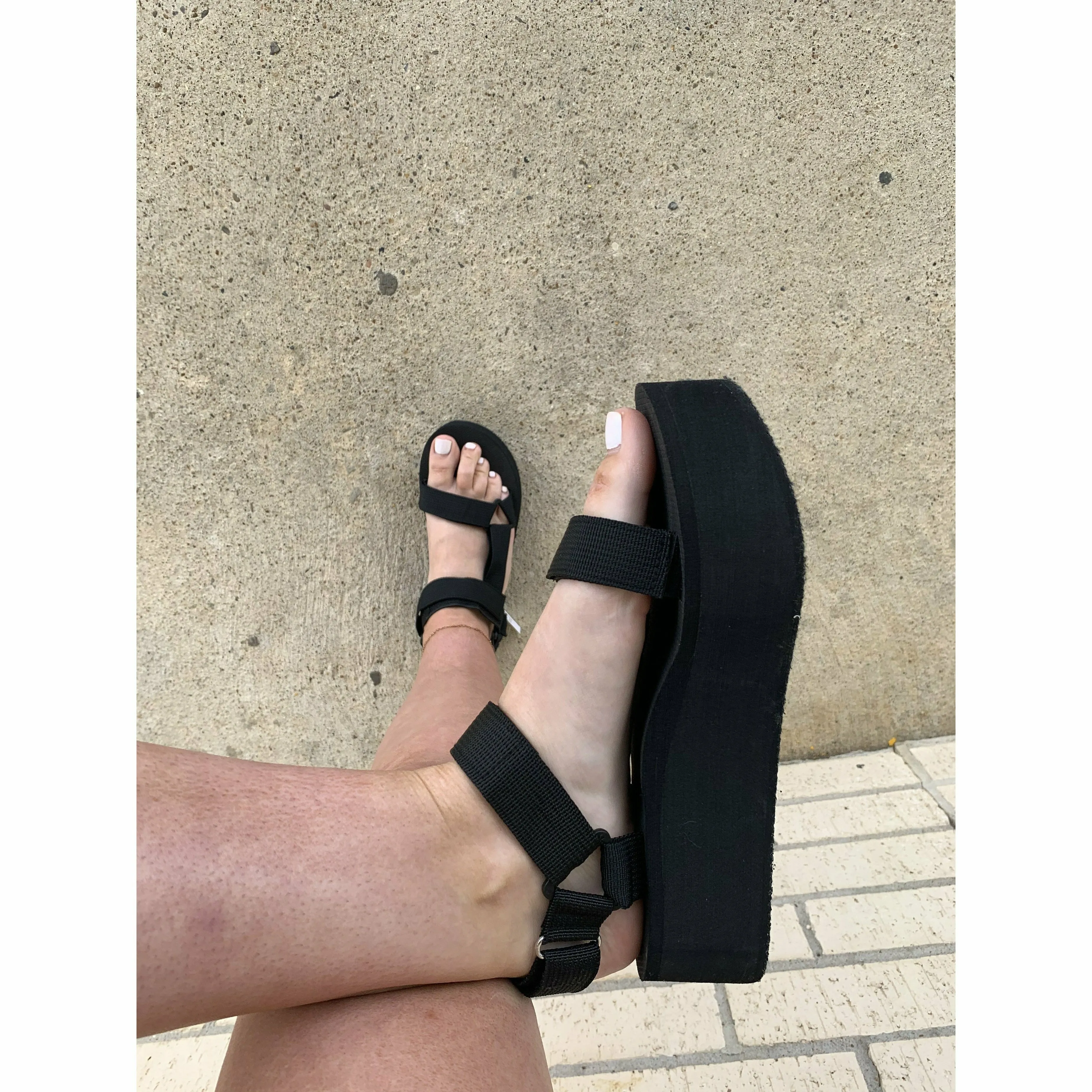 Black Platform Sandal