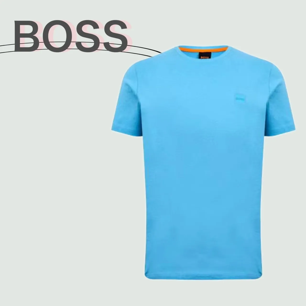 BOSSHOSS  |Unisex Street Style U-Neck Plain Logo Skater Style T-Shirts