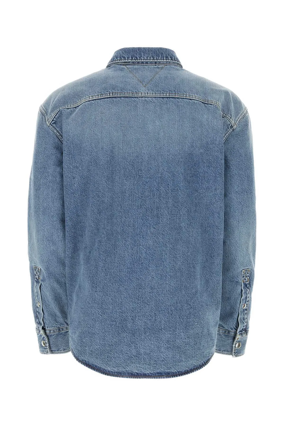 BOTTEGA VENETA  |Vintage medium indigo denim shirt