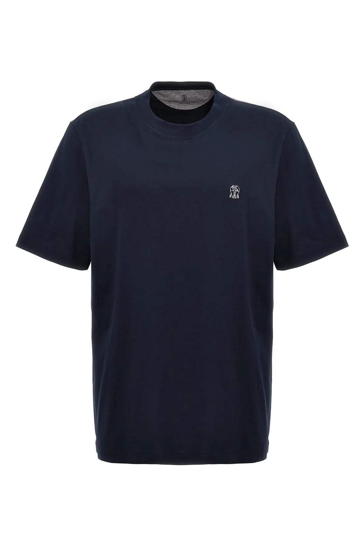 BRUNELLO CUCINELLI  |Cotton Short Sleeves Logo T-Shirts