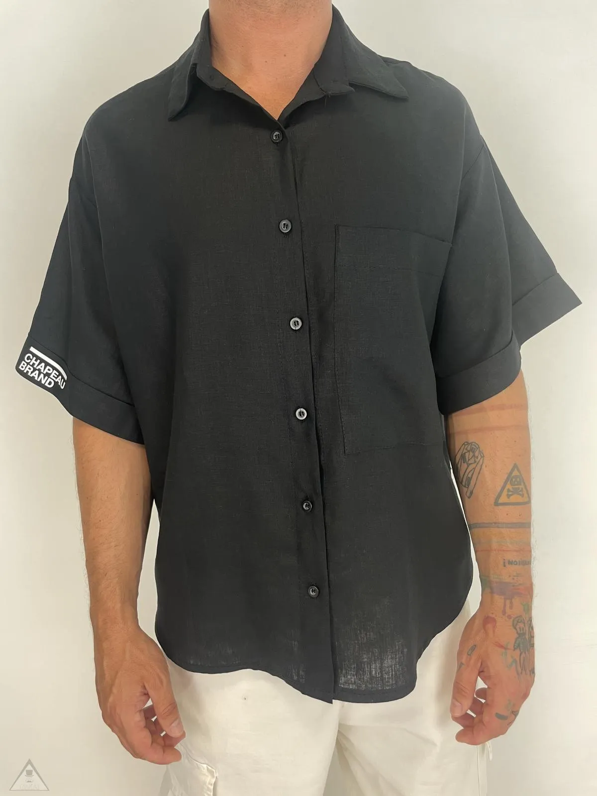 Camicia Oversize nera