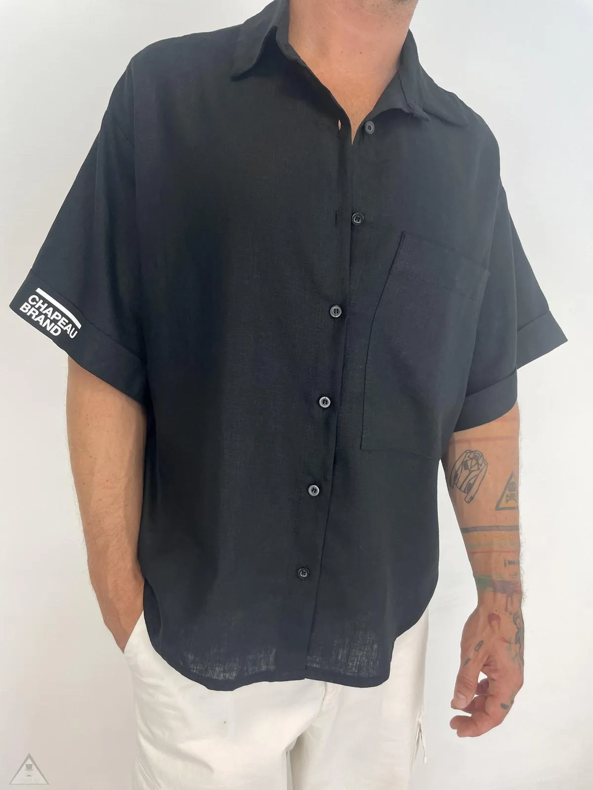 Camicia Oversize nera