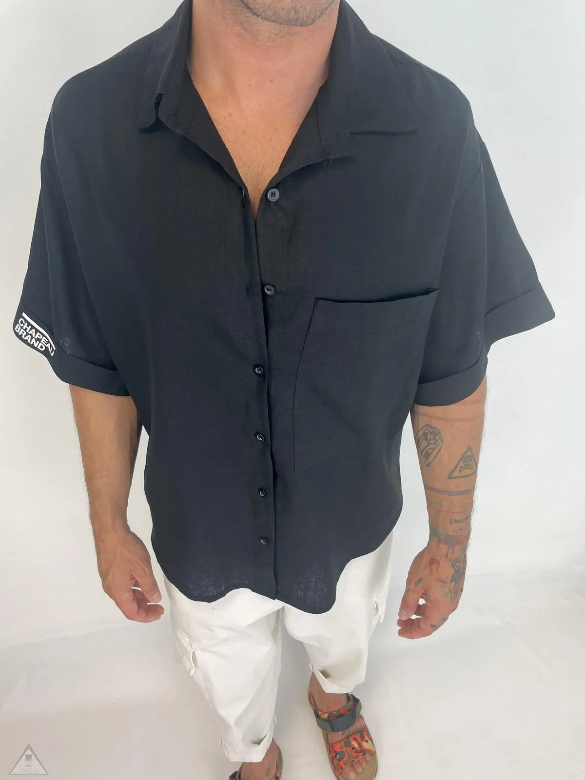 Camicia Oversize nera