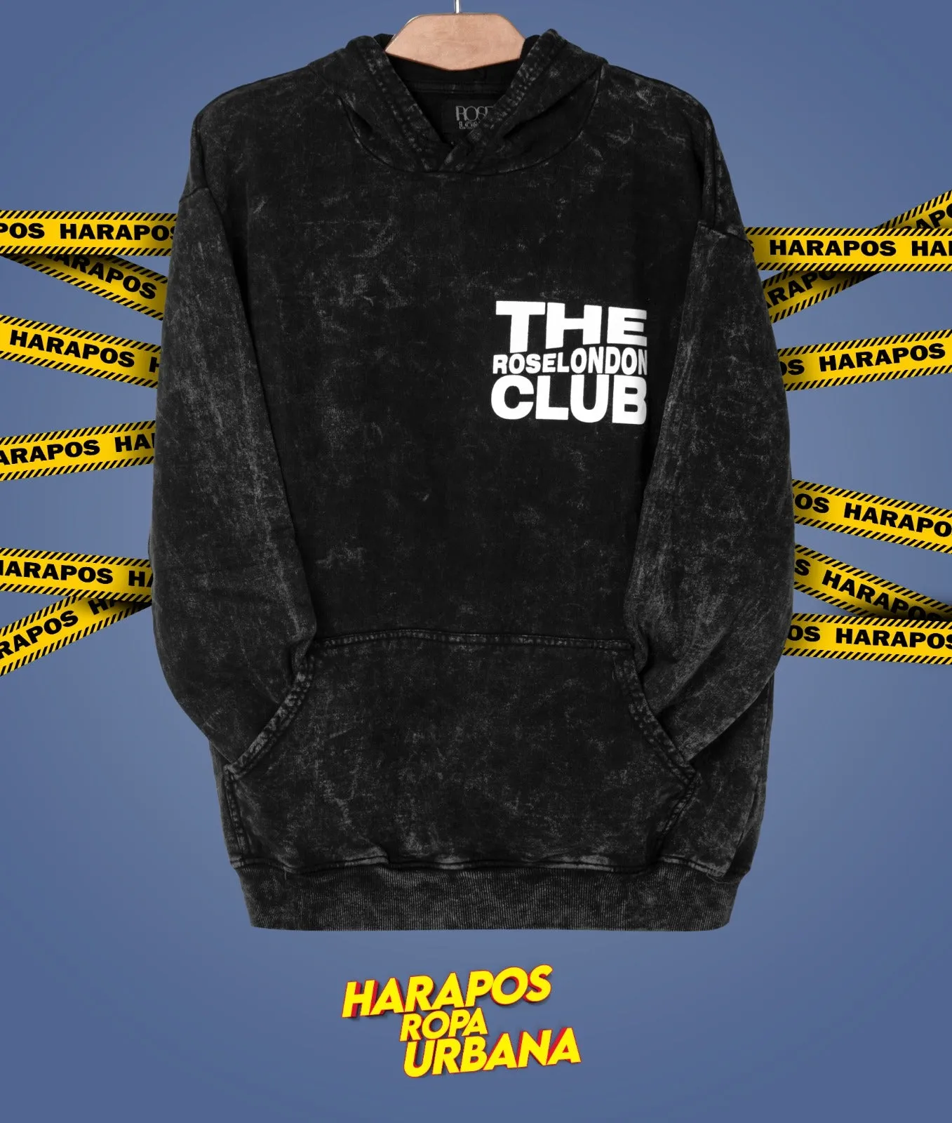 Canguro Rose London oversize the club negro