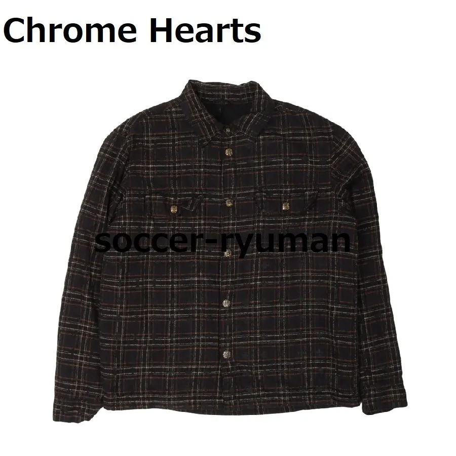 CHROME HEARTS  |Unisex Street Style Plain Logo Shirts