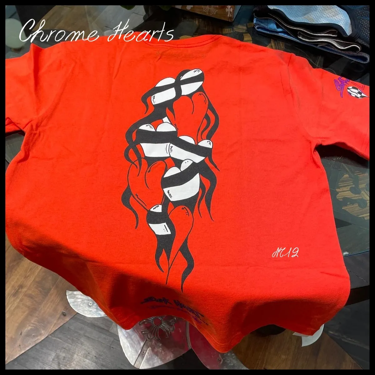 CHROME HEARTS  |Unisex Street Style T-Shirts