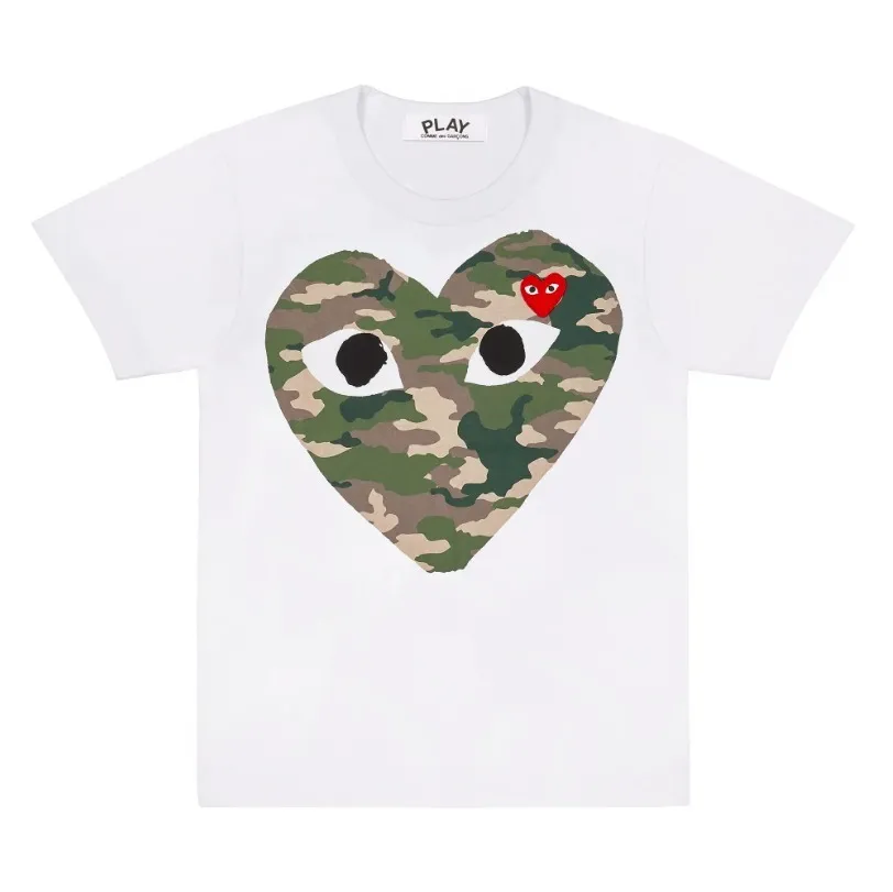 COMME des GARCONS  |Unisex U-Neck Plain Cotton Short Sleeves Logo Designers