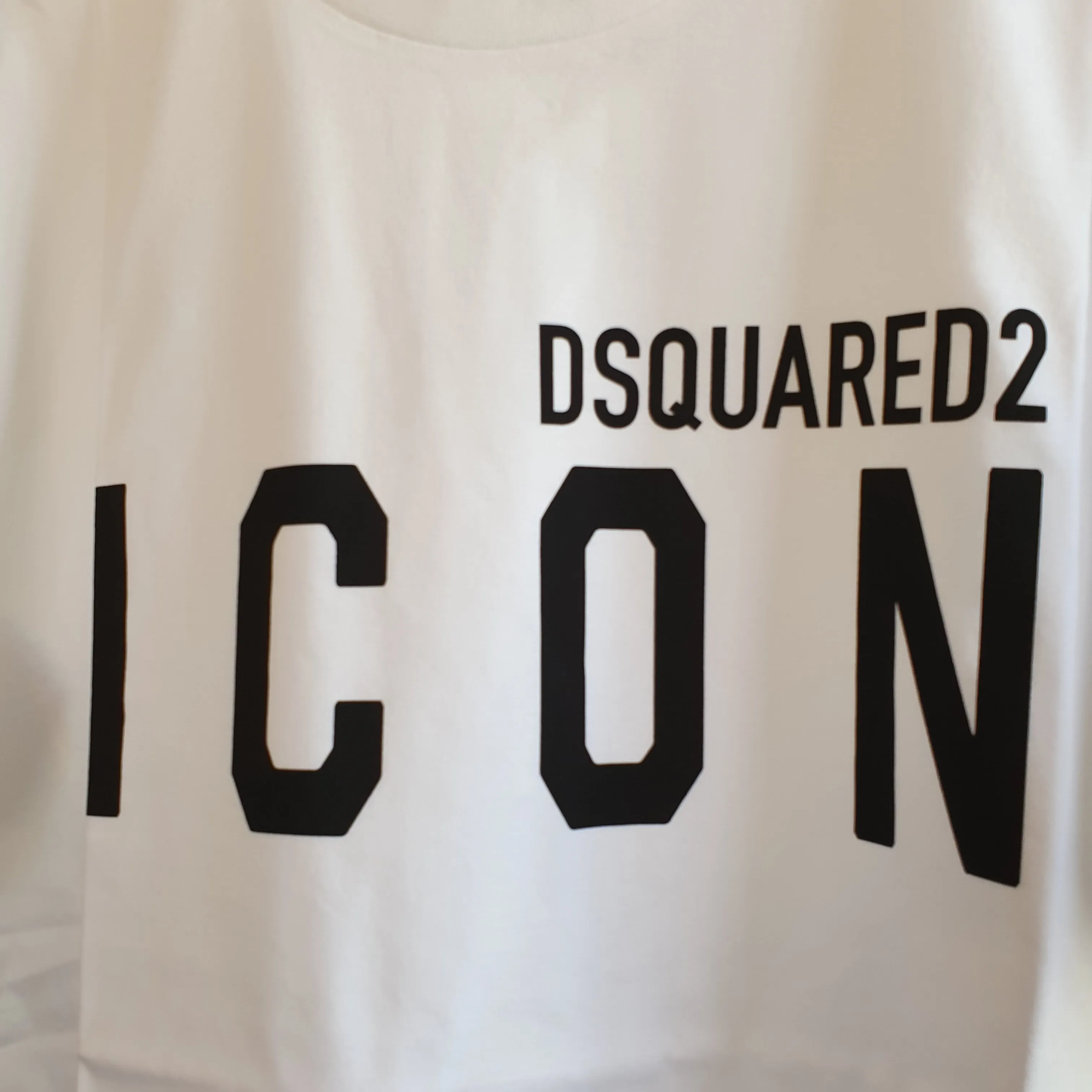 D SQUARED2  |Crew Neck Plain Cotton Short Sleeves Logo Luxury