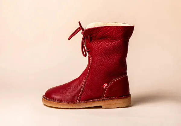 Duckfeet Arhus Boots: Red/Granate 