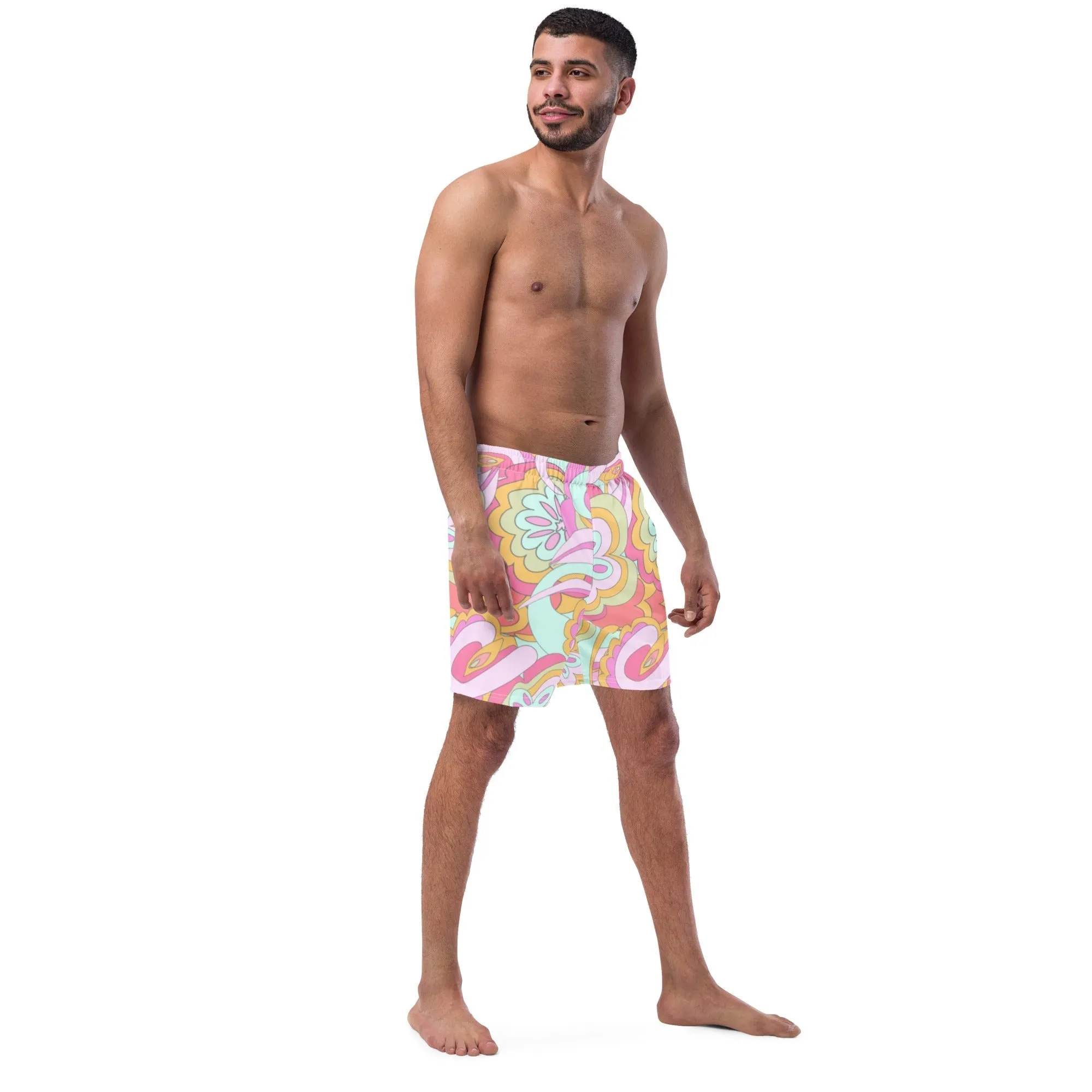 ECO MEN'S SWIM SHORTS |PINK DELICA