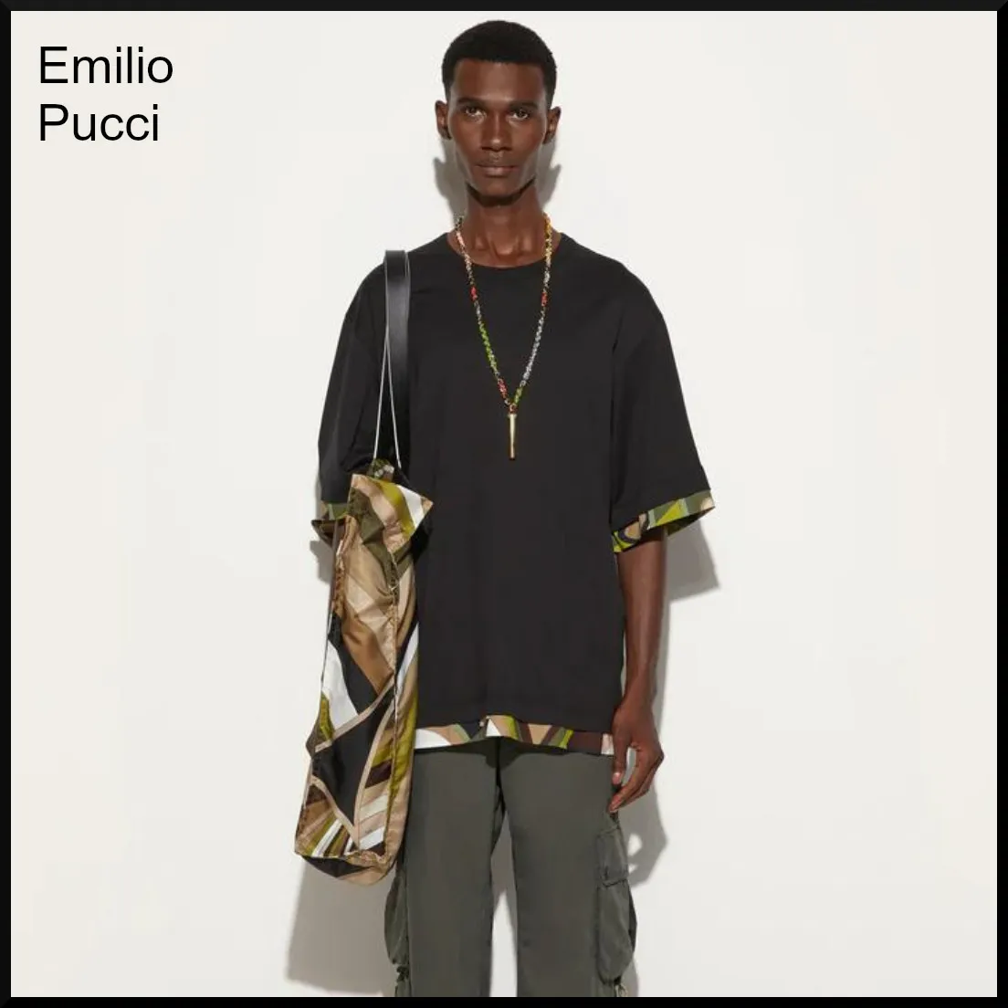 Emilio Pucci  |Silk Short Sleeves T-Shirts