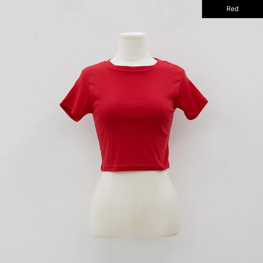 Everyday Cropped T-Shirt BJ03