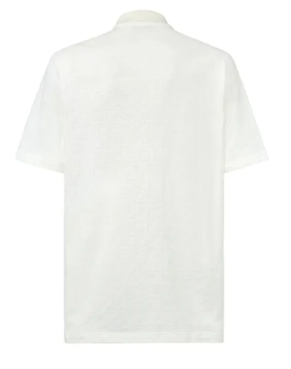 FENDI  |Plain Cotton Short Sleeves Logo Luxury Shirts