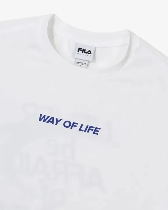 FILA  |Unisex Street Style Short Sleeves Logo T-Shirts