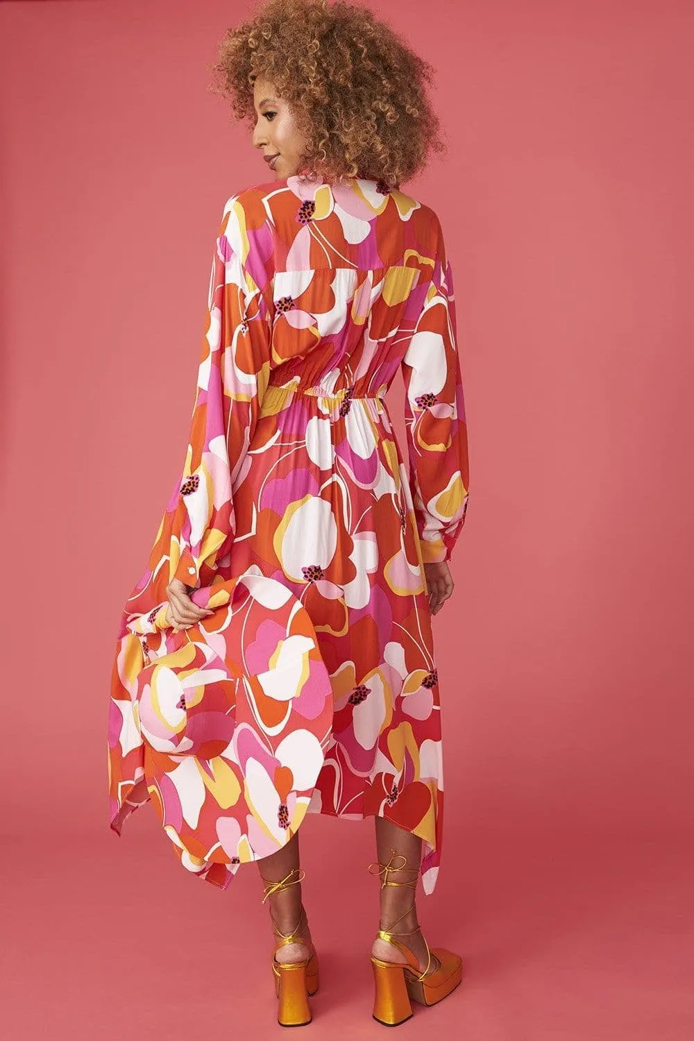 Florence Floral Shirt Dress