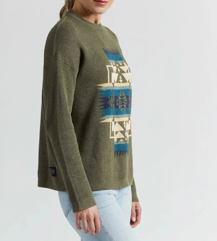 Graphic Cotton Sweater