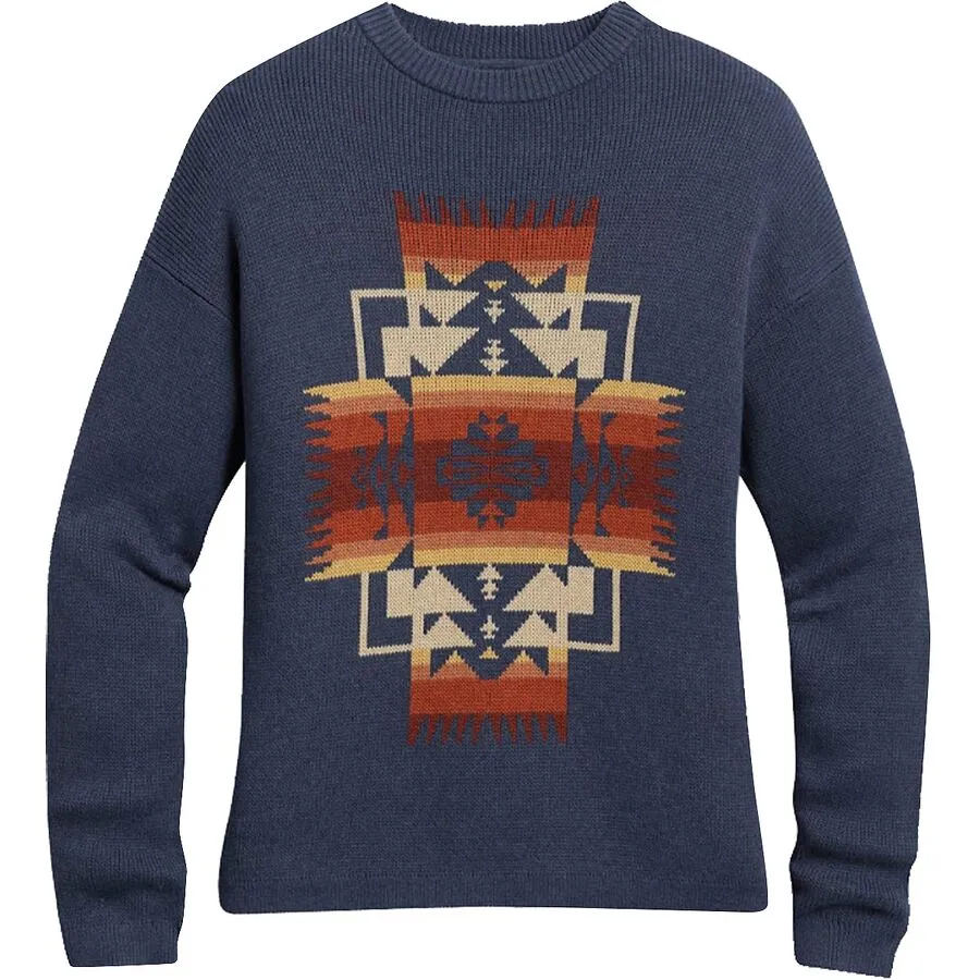 Graphic Cotton Sweater