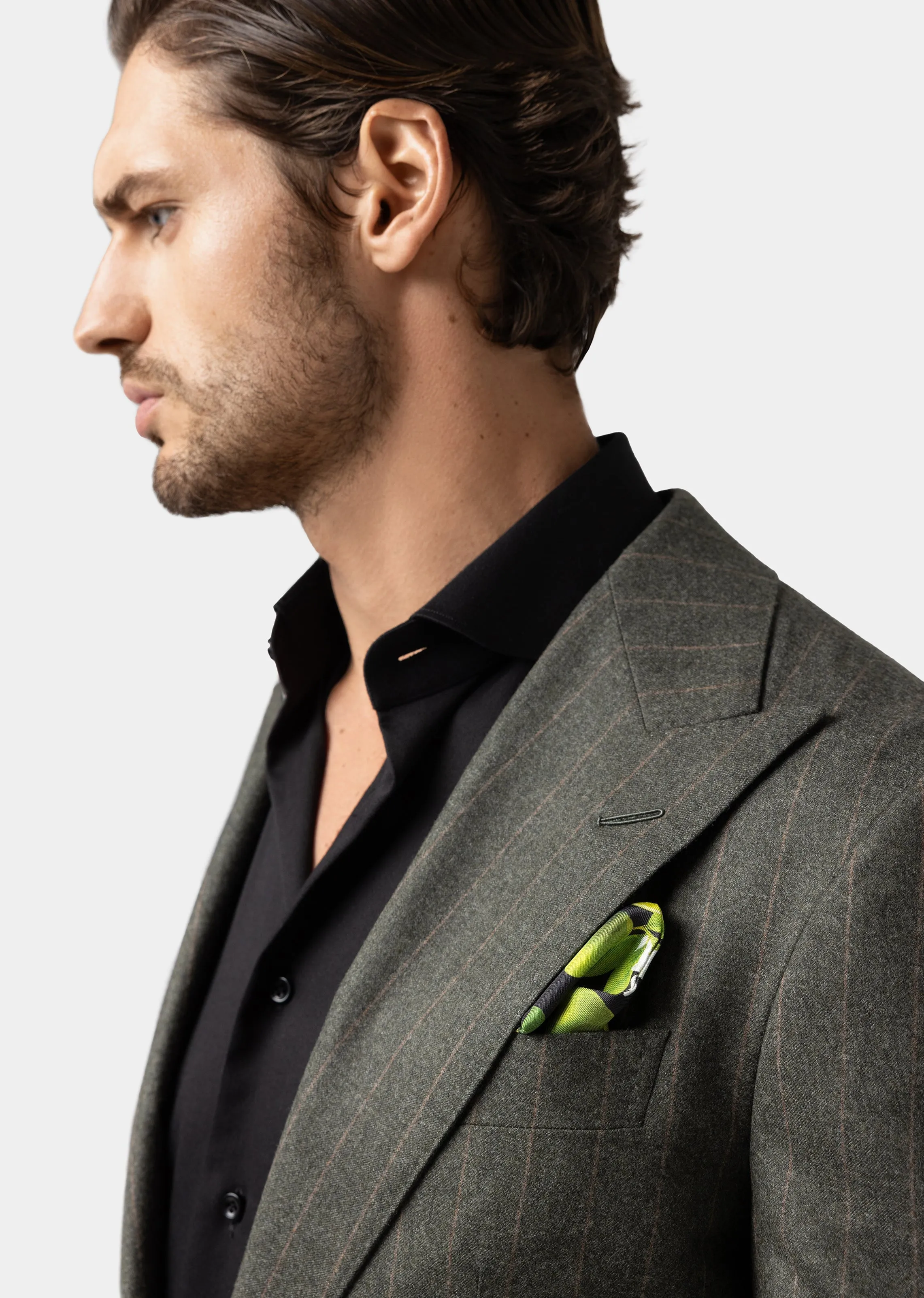 Green Olive Single Breasted Jacket