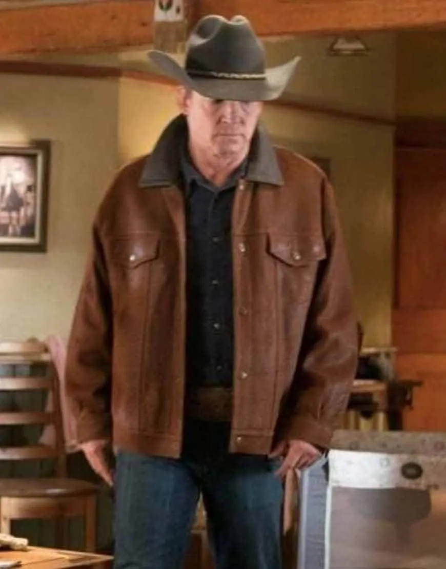 Heartland S14 Chris Potter Suede Jacket | Tim Fleming Brown Jacket