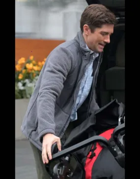 Home Economics 2021 Topher Grace Grey Jacket | TV-Series Jackets