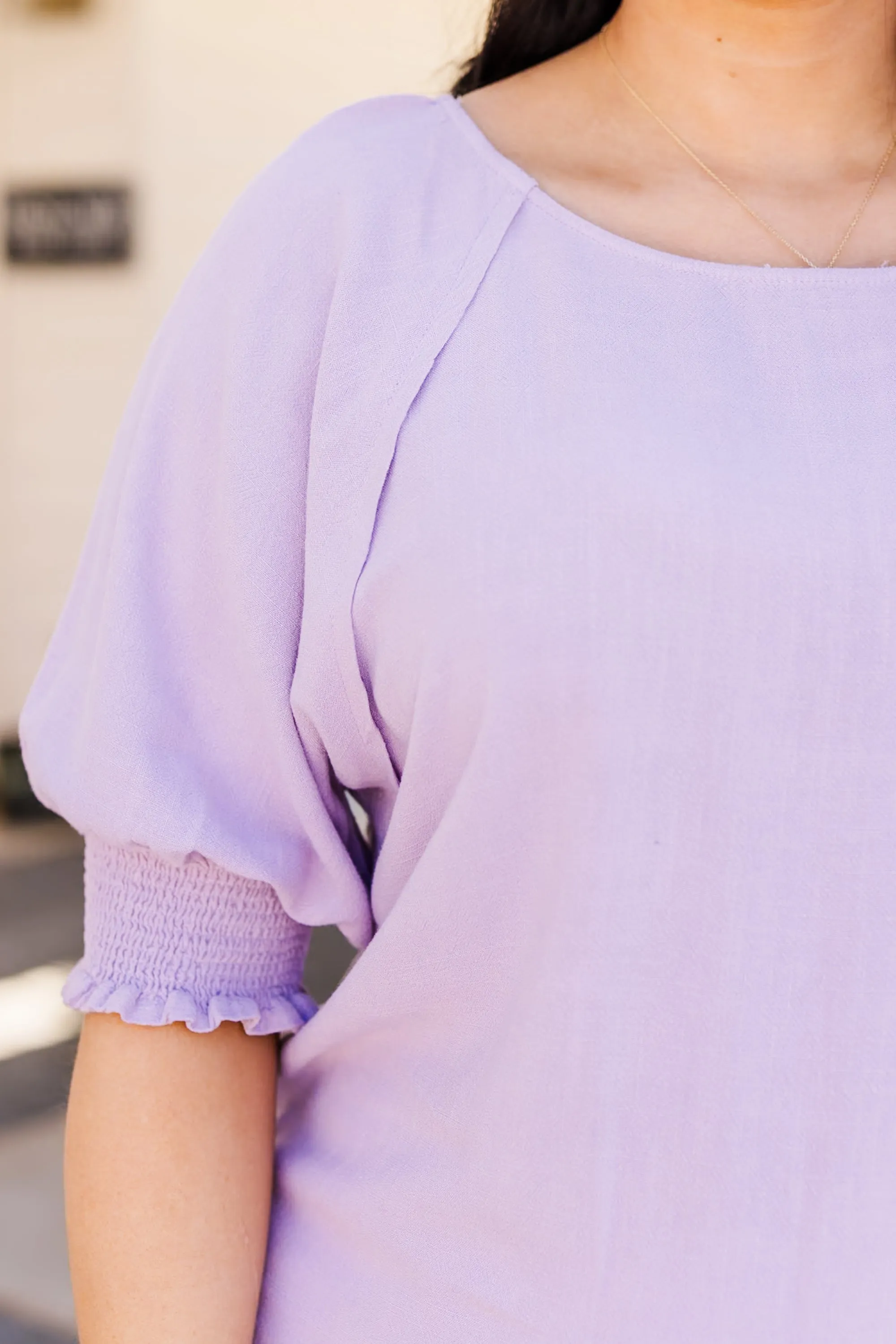 In Seventh Heaven Top, Lavender