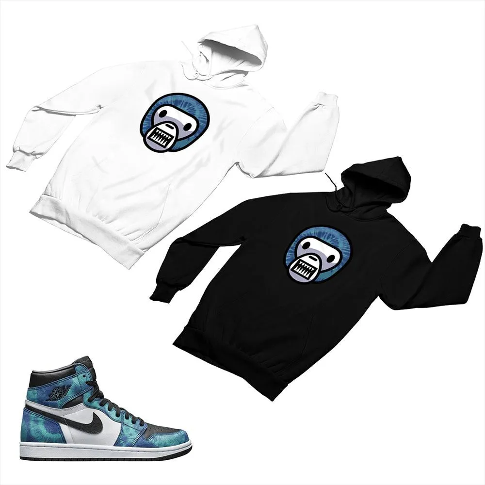 Jordan 1 Tie-Dye Matching Custom Designed Hoodies JD 1-69-5