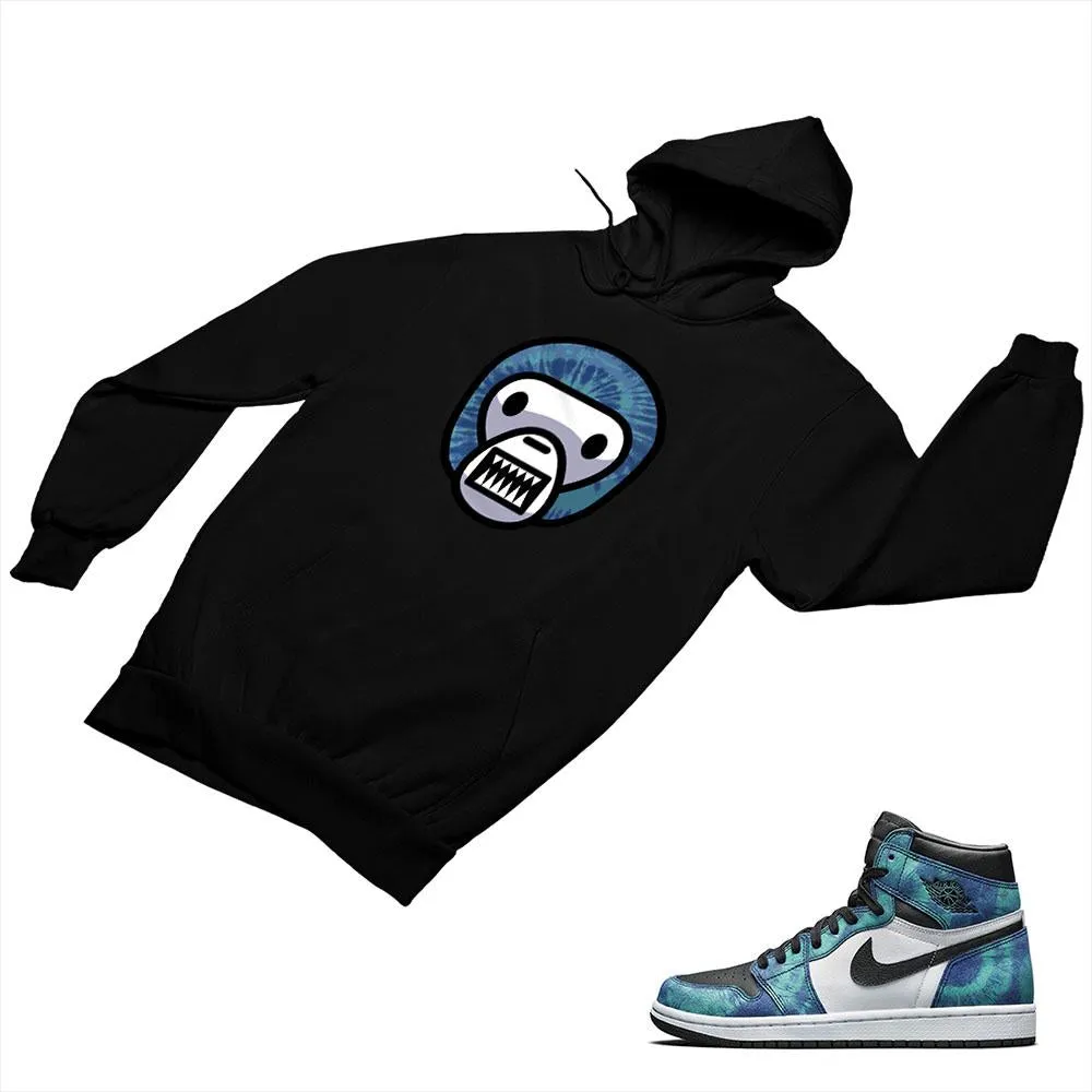 Jordan 1 Tie-Dye Matching Custom Designed Hoodies JD 1-69-5