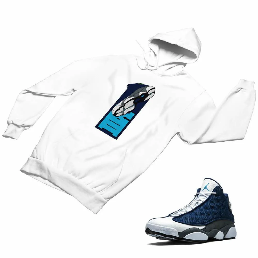 Jordan 13 flint grey Matching Custom Designed Hoodies JD 13-18-1