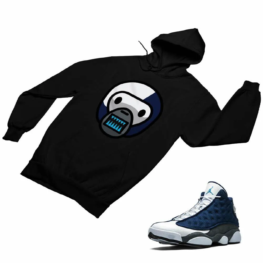 Jordan 13 flint grey Matching Custom Designed Hoodies JD 13-18-8