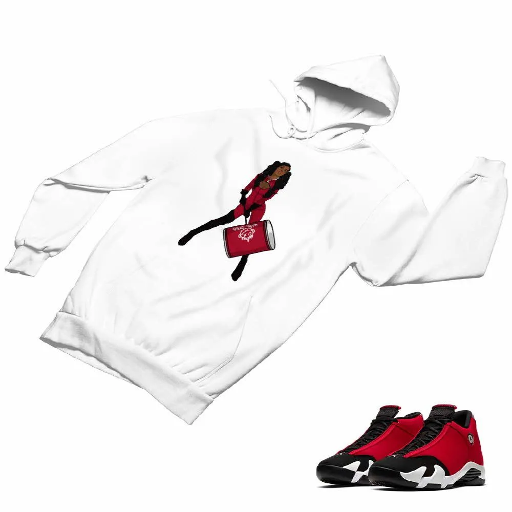 Jordan 14 Retro Gym Red Matching Custom Designed Hoodies JD 14-7-11