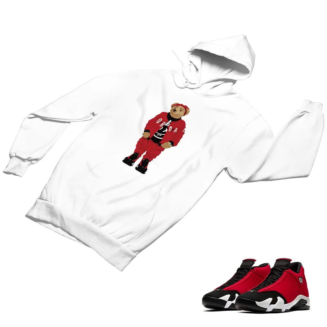 Jordan 14 Retro Gym Red Matching Custom Designed Hoodies JD 14-7-16