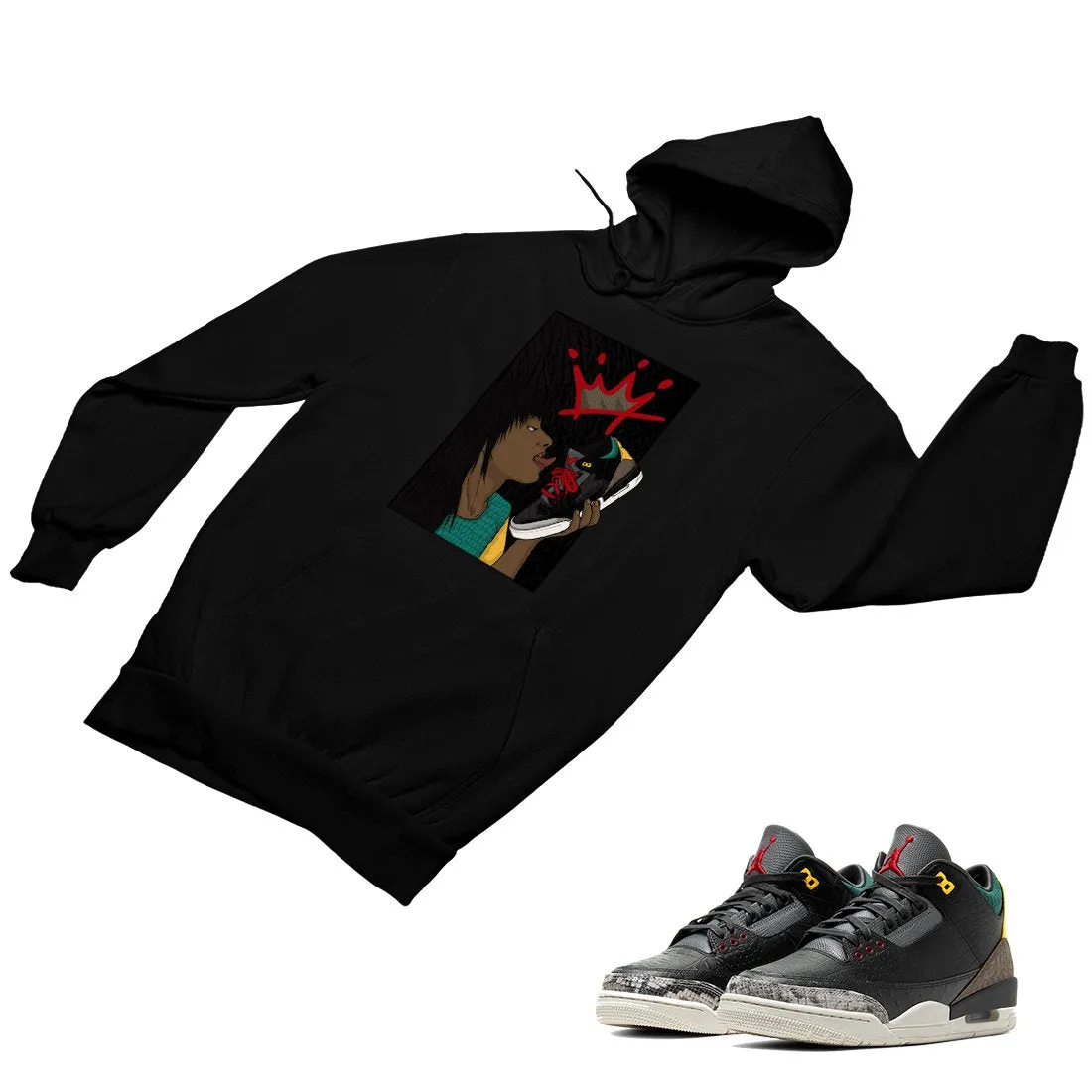 Jordan 3 Animal Matching Custom Designed Hoodies JD 3-11-11