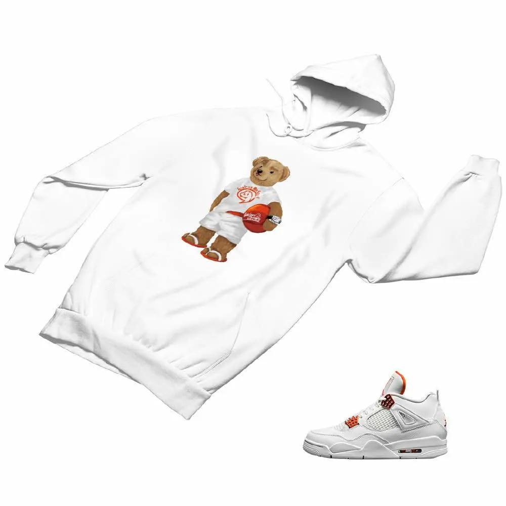 Jordan 4 Orange Matching Custom Designed Hoodies JD 4-23-13