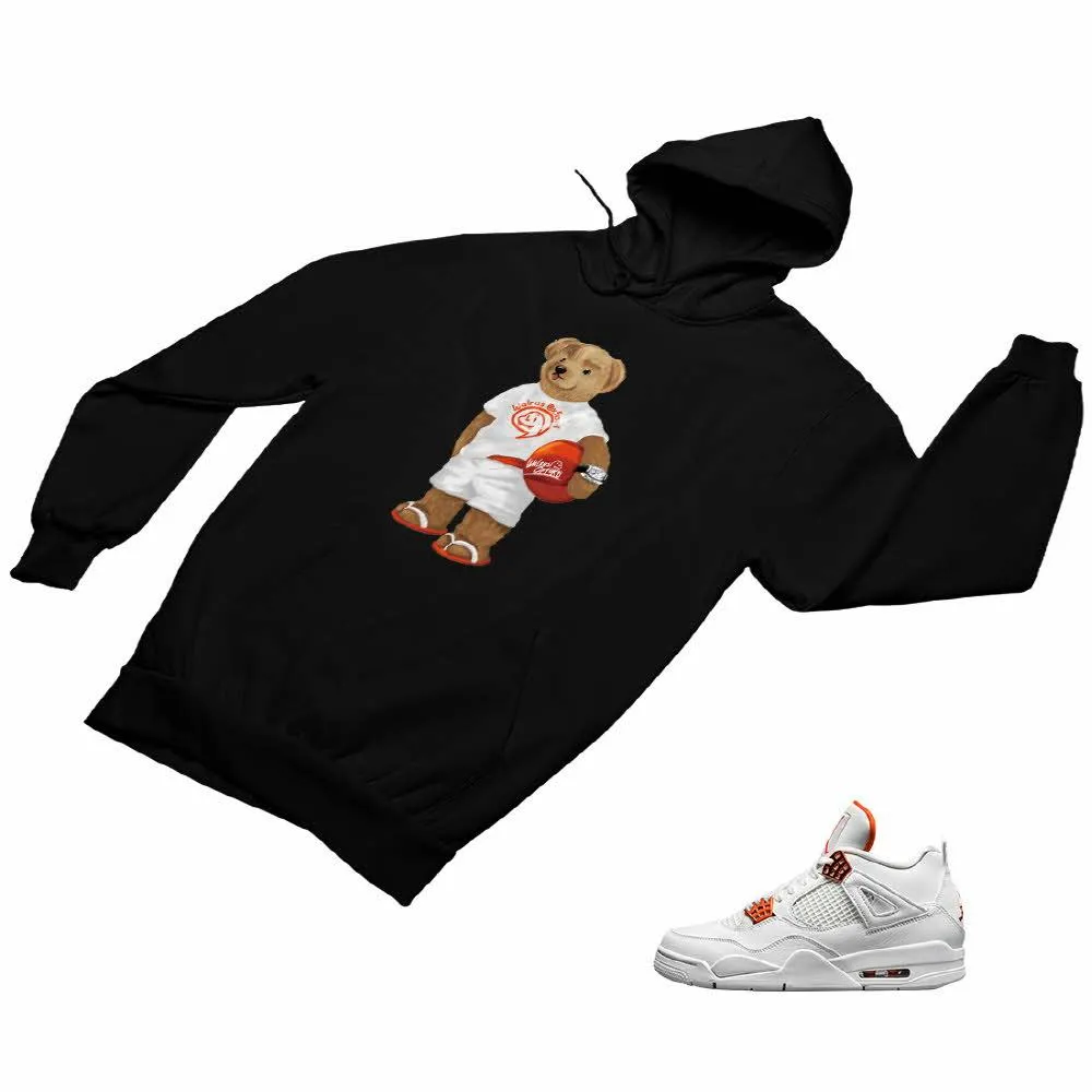 Jordan 4 Orange Matching Custom Designed Hoodies JD 4-23-13